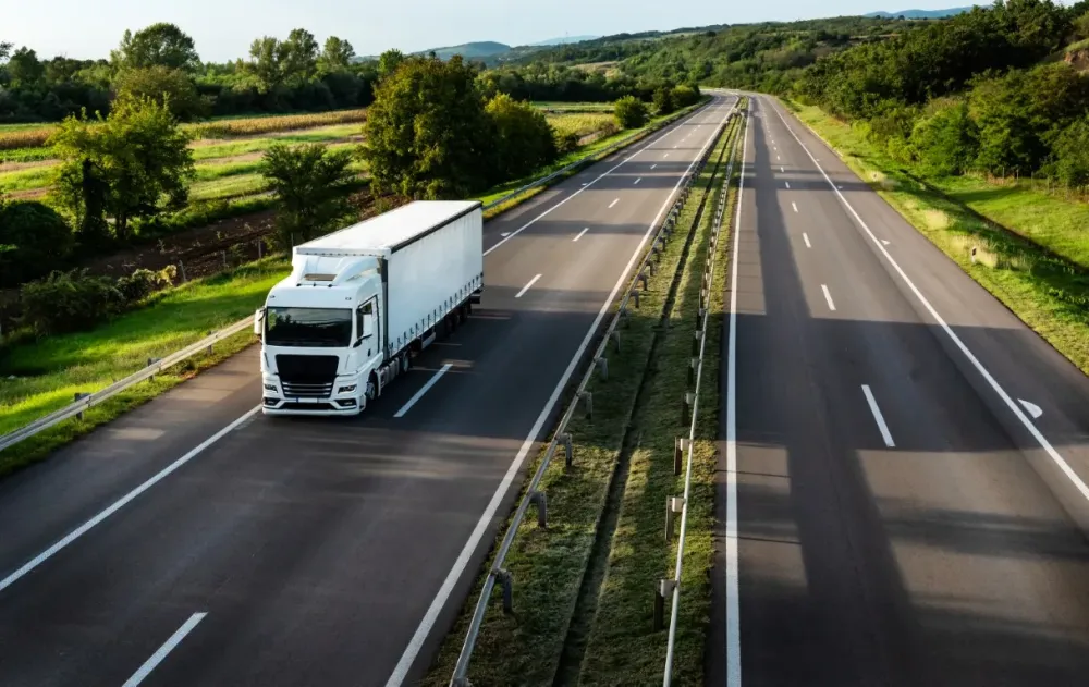 Transport poids lourds sur route